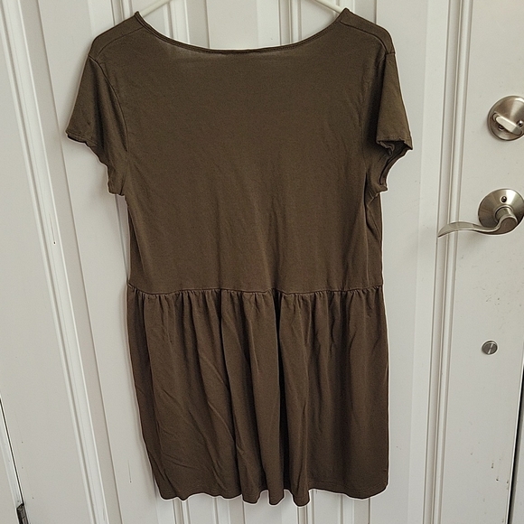 H&M Green Buttoned V-Neck Sundress - Picture 3 of 5